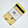 Kép 1/2 - Bees méhes textilzsebkendő - méhecskés mintával