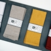 Kép 1/2 - Többszínű lenvászon környezetbarát textilszalvéta családi csomag