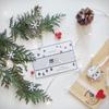 Kép 3/3 - Karácsonyfa design - Winter karácsonyi textilzsebkendő szett