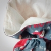 Kép 4/5 - Textil Mikulás zsák 100% pamutból és lenvászonból