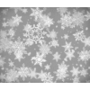 Kép 2/2 - Ezüst hópelyhes szájmaszk - hópehely minta