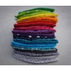 Kép 1/2 - Szivárvány színű vidám felnőtt textil szájmaszk állítható pánttal