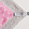 Kép 1/2 - Rózsaszín csillagos mosható popsitörlő Öko - tex minősítéssel, babaápoláshoz is alkalmas