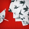 Kép 3/3 - Origami zsebkendő - daru madaras japán kiegészítő, ajándék