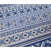 Kép 1/2 - Skandináv rusztikus kék csíkos textil szalvéta