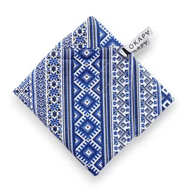 Újraszalvéta, szendvics csomagoló - skandináv, kék - 28 cm nagy méret