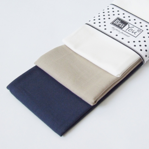 Classic egyszínű puha pamut zsebkendők S-es méret