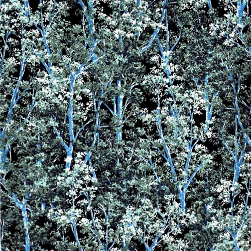 Erdő a Holdfényben - ezüstös design mintás zsebkendő